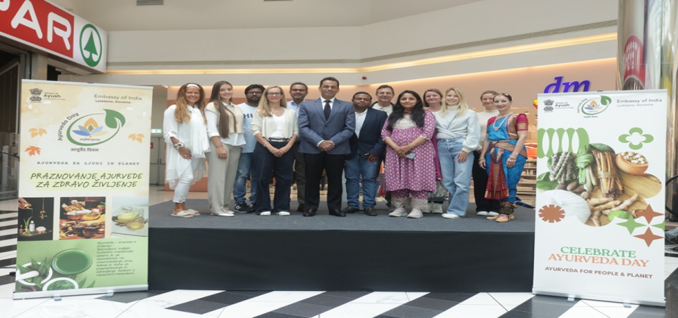 The Embassy organized the 10th Ayurveda Day in Ljubljana(Slovenia) on September 27, 2025
